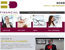 Tablet Screenshot of bdfinancialplanning.com.au